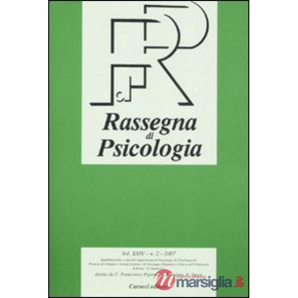 Rassegna di psicologia (2007). Vol. 2