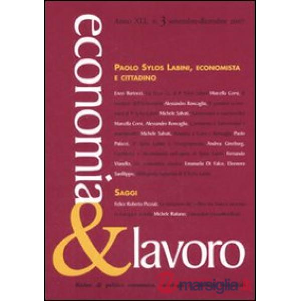 Economia & lavoro (2007). Vol. 3