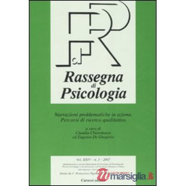 Rassegna di psicologia (2007). Vol. 3