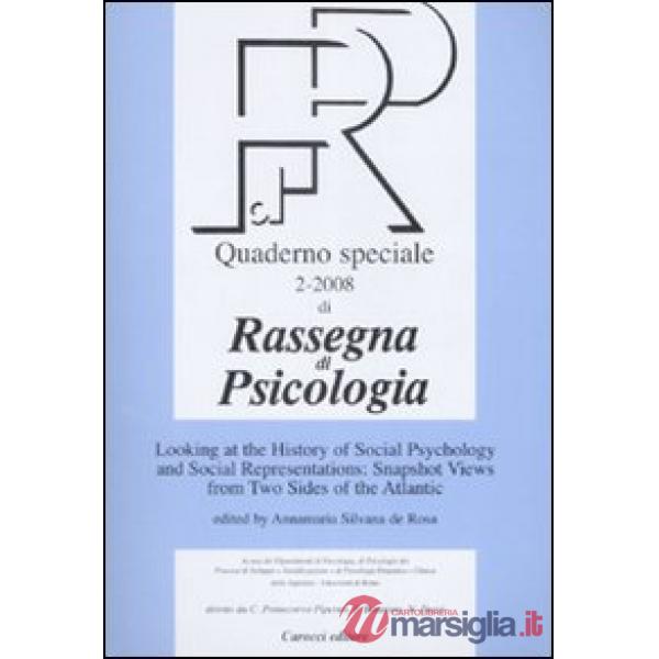 Rassegna di psicologia. Quaderno speciale (2008). Ediz. inglese. Vol. 2