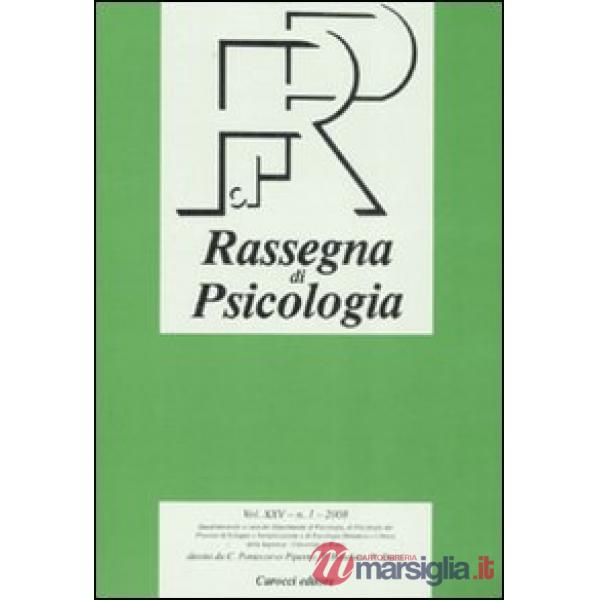 Rassegna di psicologia (2008). Vol. 1