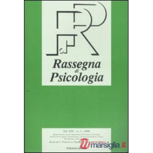Rassegna di psicologia (2008). Vol. 3
