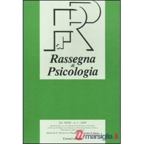 Rassegna di psicologia (2010). Vol. 3
