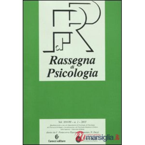 Rassegna di psicologia (2011). Vol. 1