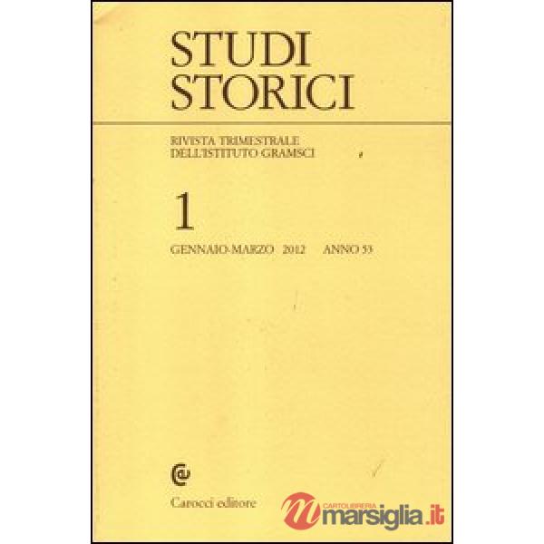 Studi storici (2012). Vol. 1