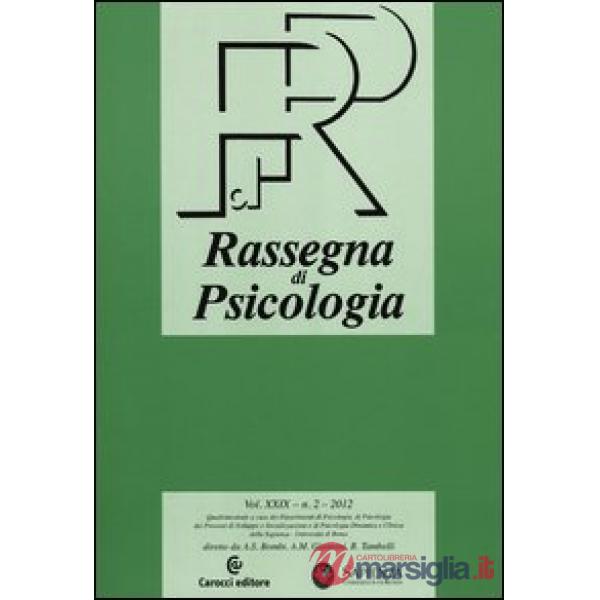 Rassegna di psicologia (2012). Vol. 2