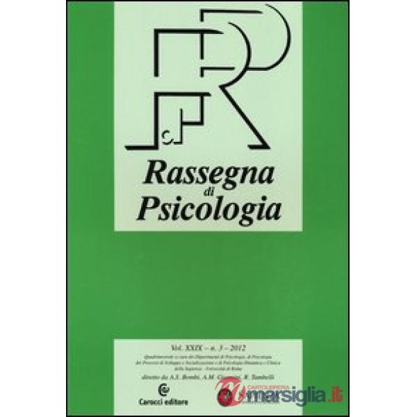 Rassegna di psicologia (2012). Vol. 3