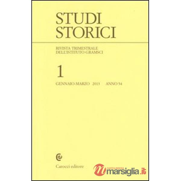 Studi storici (2013). Vol. 1