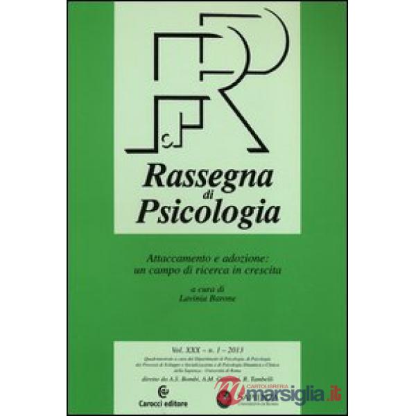 Rassegna di psicologia (2013). Vol. 1