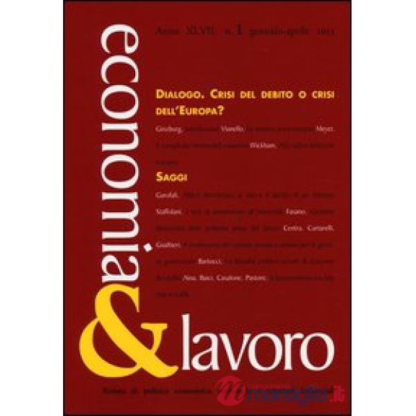 Economia & lavoro (2013). Vol. 1
