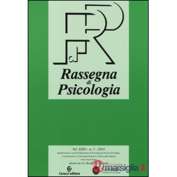 Rassegna di psicologia (2014). Vol. 1