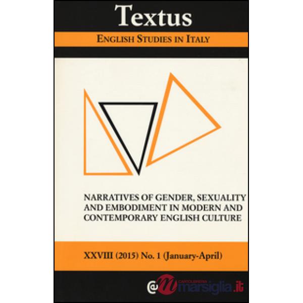 Textus. English studies in Italy (2015). Vol. 1