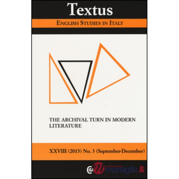 Textus. English studies in Italy (2015). Vol. 3