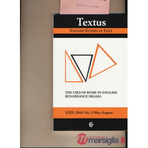Textus. English studies in Italy (2016). Vol. 2