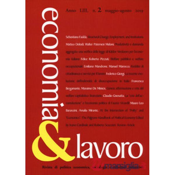 Economia & lavoro (2019). Vol. 2: Maggio-Agosto