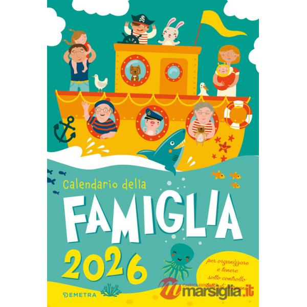 Calendario della famiglia 2026 da parete
