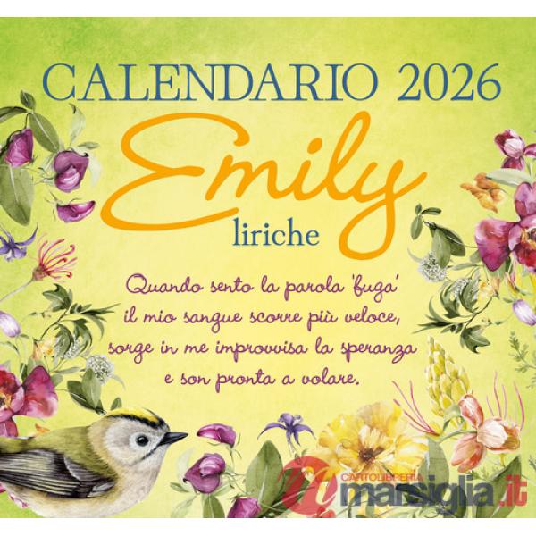 Emily liriche. Calendario 2026 da tavolo