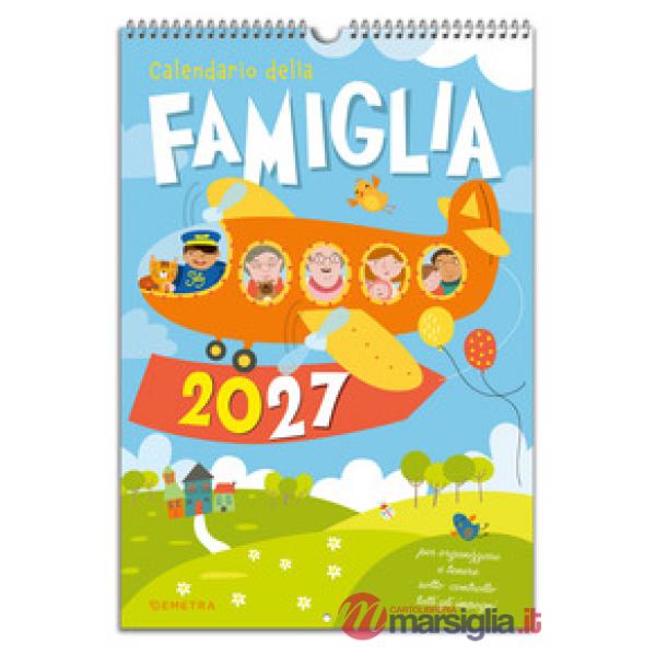 Calendario della famiglia 2027 da parete (26,5 x 38,5 cm)