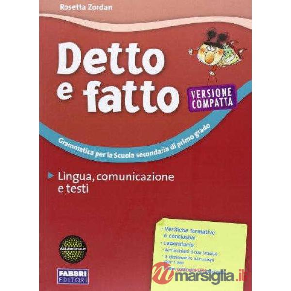 DETTO E FATTO COMP - LING, COMUN, TEST