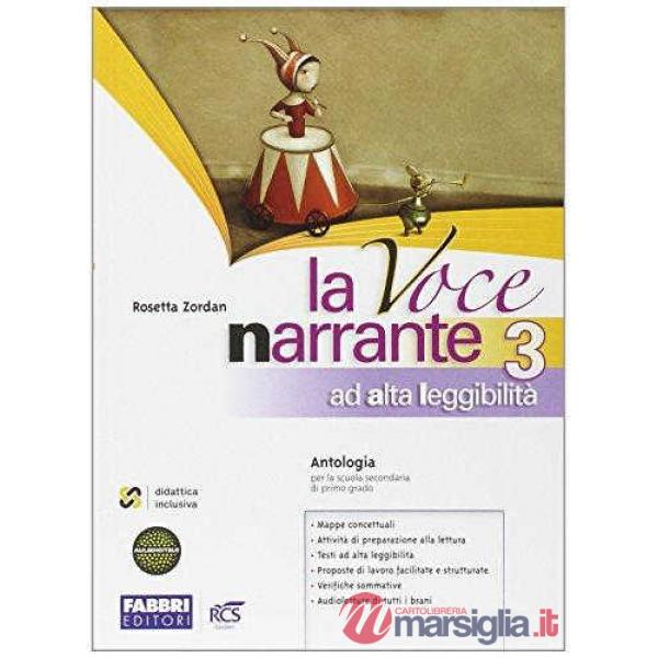 LA VOCE NARRANTE DSA 3 SET