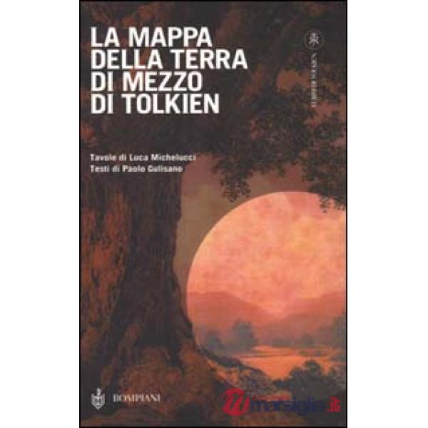 Mappa della Terra di mezzo di Tolkien (La)
