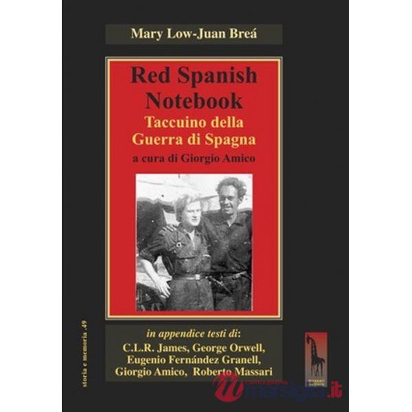 Red spanish notebook. Taccuino della Guerra di Spagna