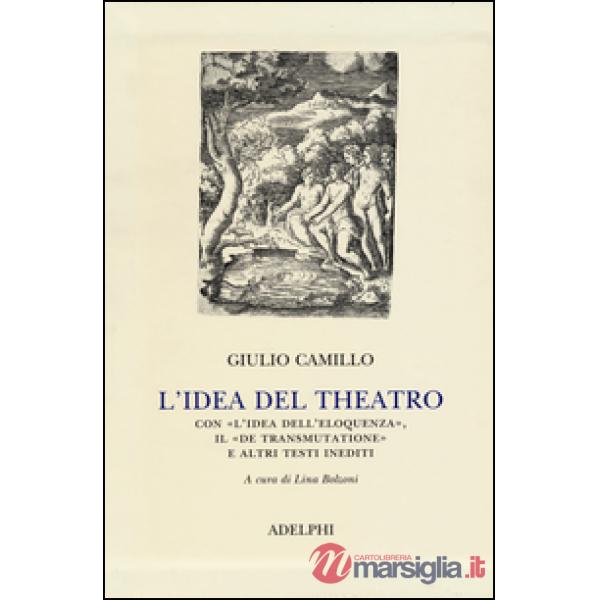Idea del theatro. Con «L'idea dell'eloquenza», il «De trasmutatione»e altri test