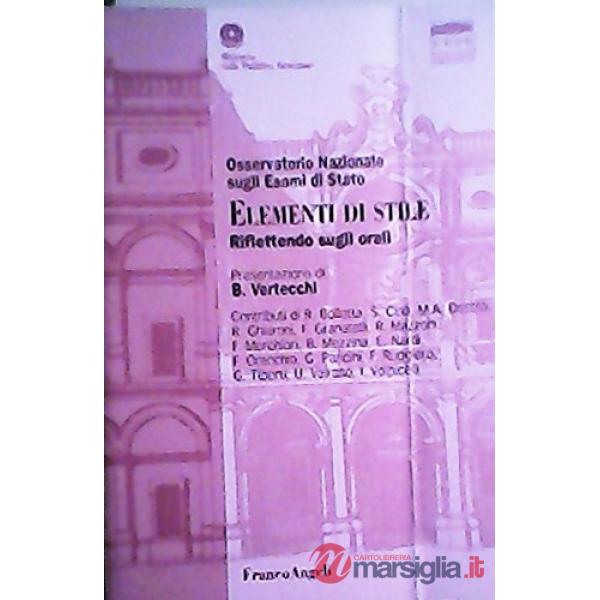 Elementi di stile. Riflettendo sugli orali