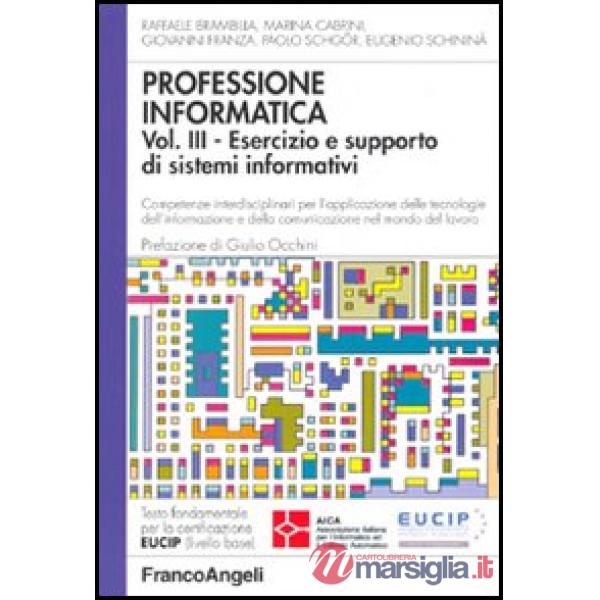 Professione informatica. Vol. 3: Esercizio e supporto di sistemi informativi. Competenze interdisciplinari per l'applicazione de