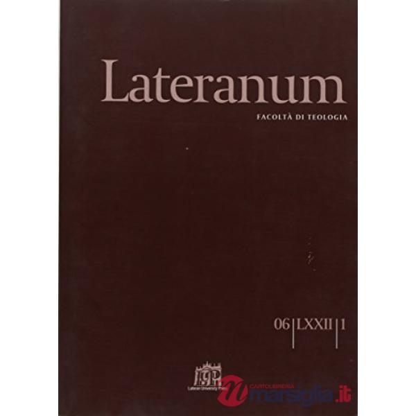Lateranum (2006). Vol. 1