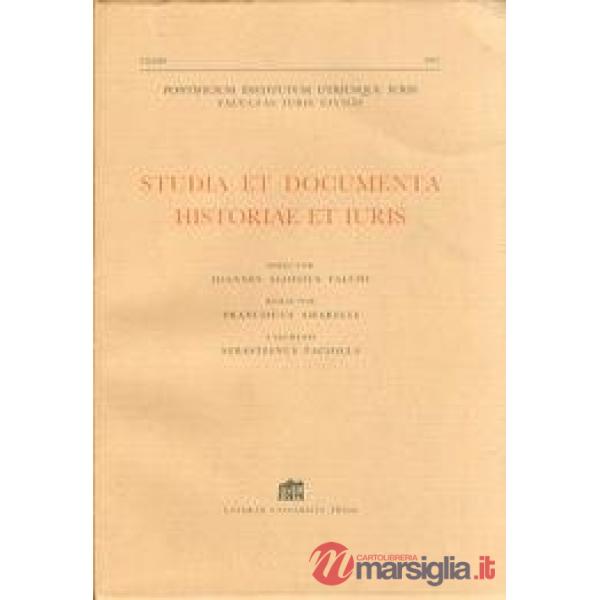 Studia et documenta historiae et iuris (2007). Vol. 73