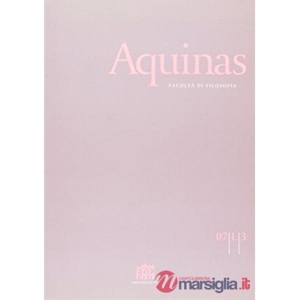 Aquinas. Rivista internazionale di filosofia (2007). Con CD. Vol. 3