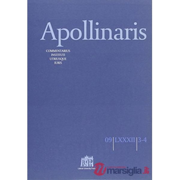 Apollinaris (2009) vol. 3-4