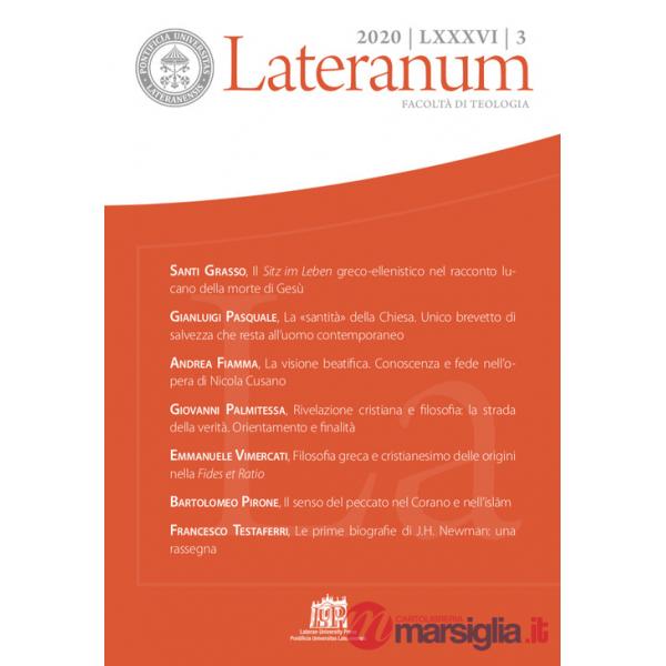 Lateranum (2020). Vol. 3