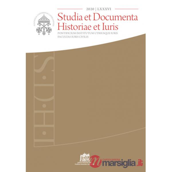 Studia et documenta historiae et iuris (2020). Vol. 86