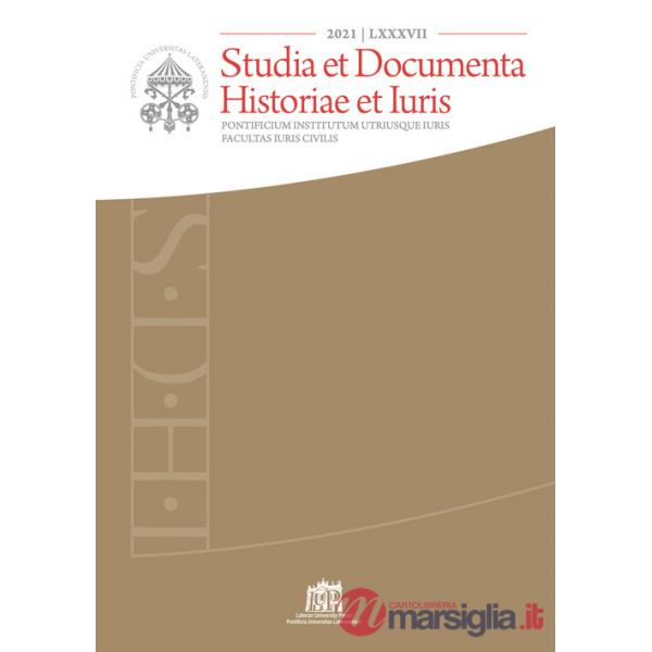 Studia et documenta historiae et iuris (2021). Vol. 87