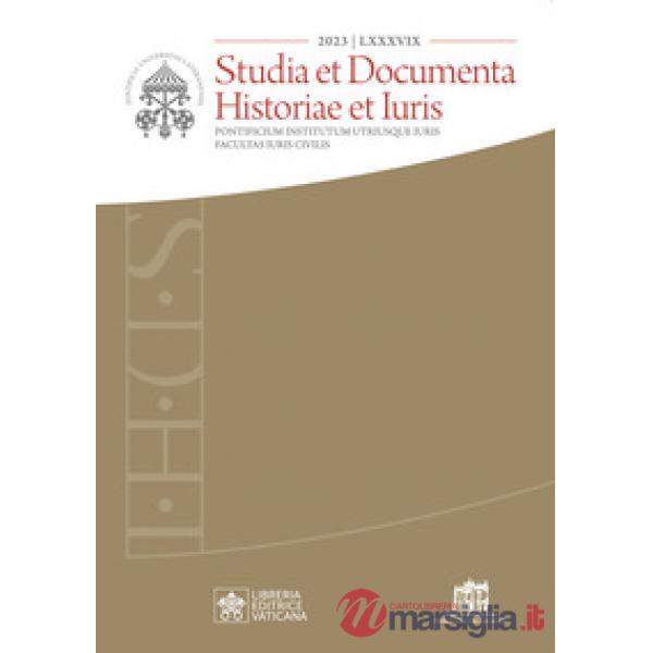 Studia et documenta historiae et iuris (2023). Vol. 89