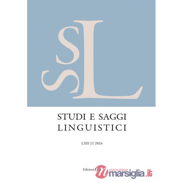 Studi e saggi linguistici (2024). Vol. 1