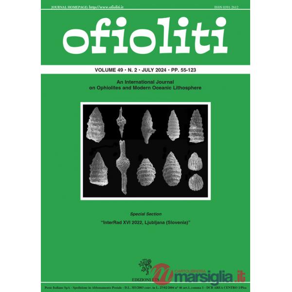 Ofioliti. An international journal on ophiolites and modern oceanic lithosphere (2024). Vol. 49/2