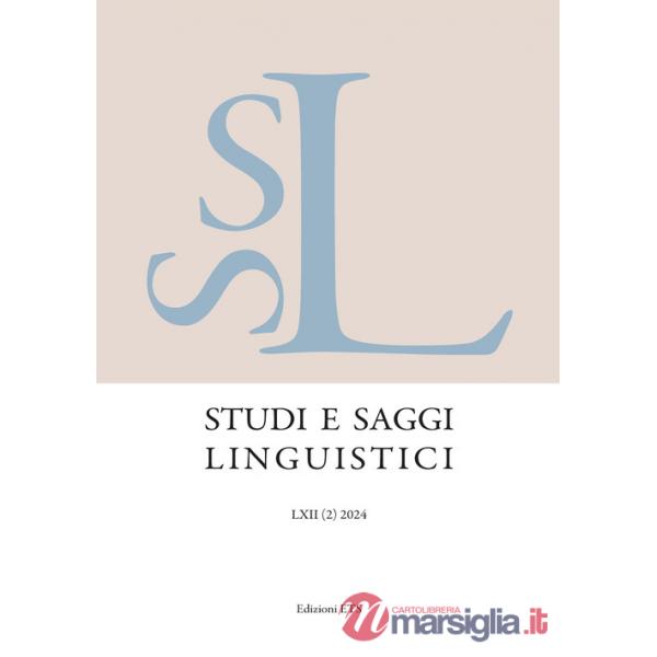 Studi e saggi linguistici (2024). Vol. 2