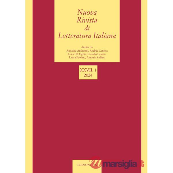 Nuova rivista di letteratura italiana (2024). Vol. 1