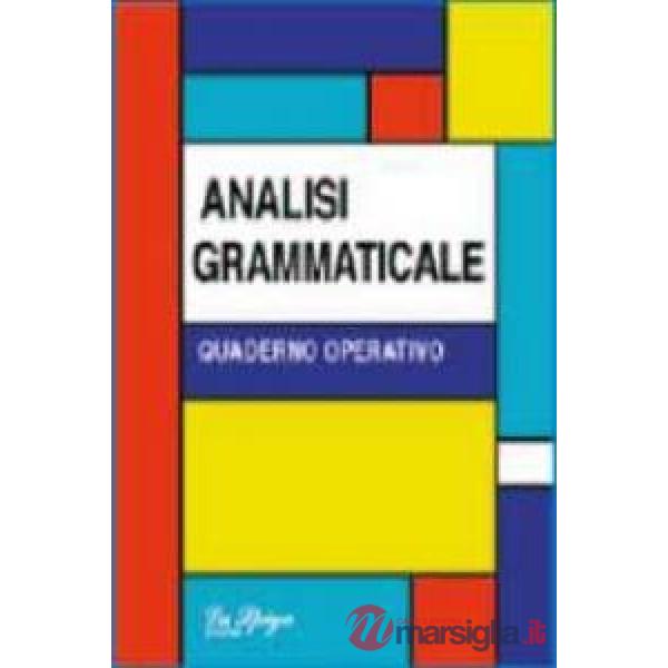 ANALISI GRAMMATICALE - QUADERN