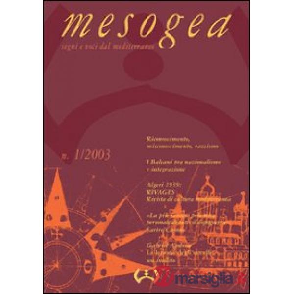 Mesogea. Segni e voci dal Mediterraneo (2003). Vol. 1