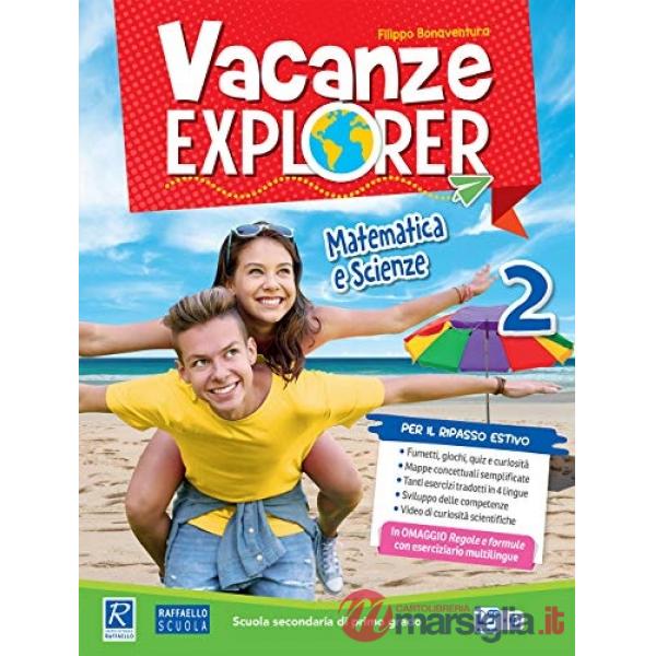 VACANZE EXPLORER MAT. SCIE. 2 + REGOLE