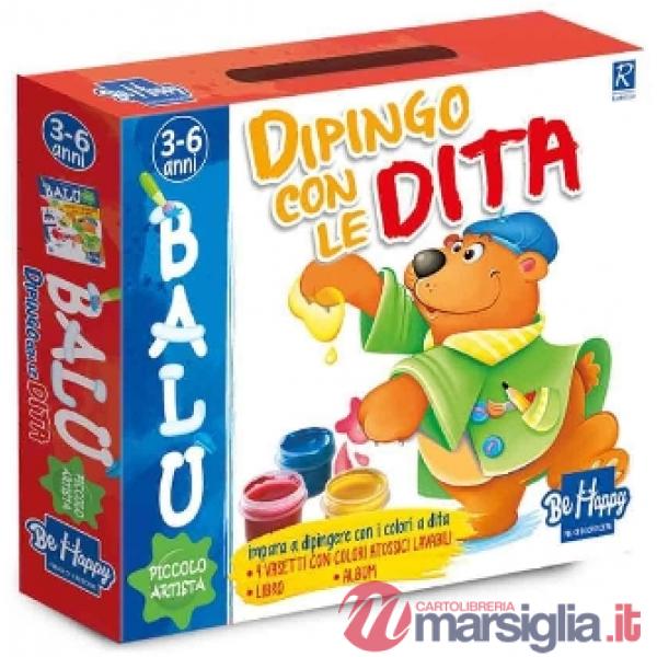 Dipingo con le dita. Balù piccolo artista
