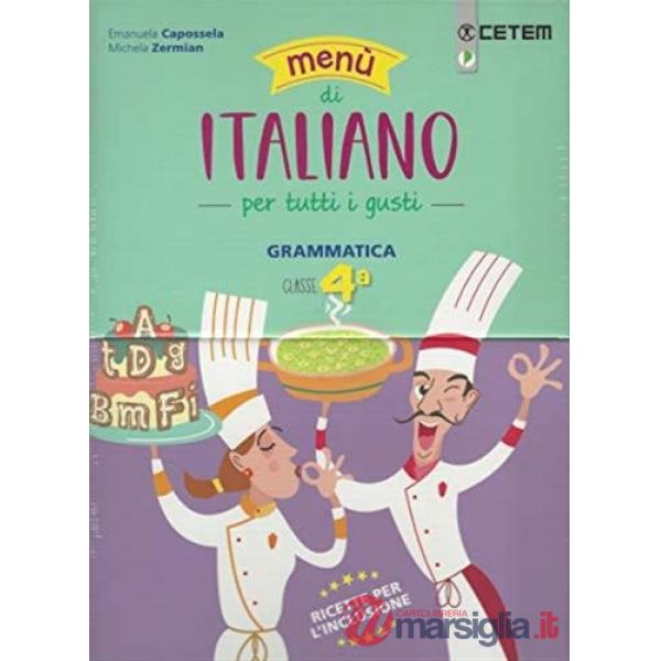 MENU DI ITALIANO CL. 4