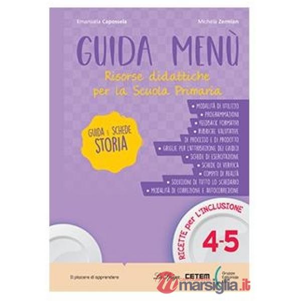 GUIDA MENU' STORIA-SCHEDE STORIA 4-5