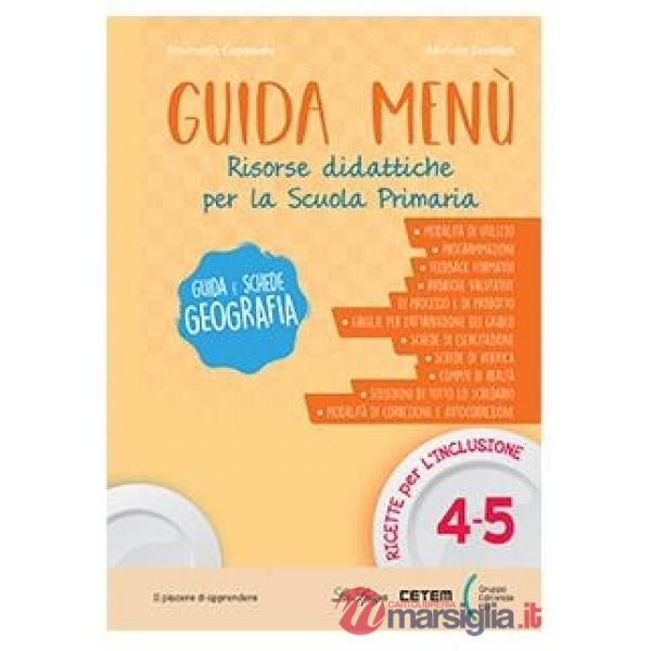 GUIDA MENU' GEOGRAFIA-SCHEDE GEOGRAFIA 4-5