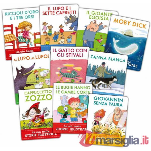 Più belle storie illustrate (10 titoli sfusi) (Le)