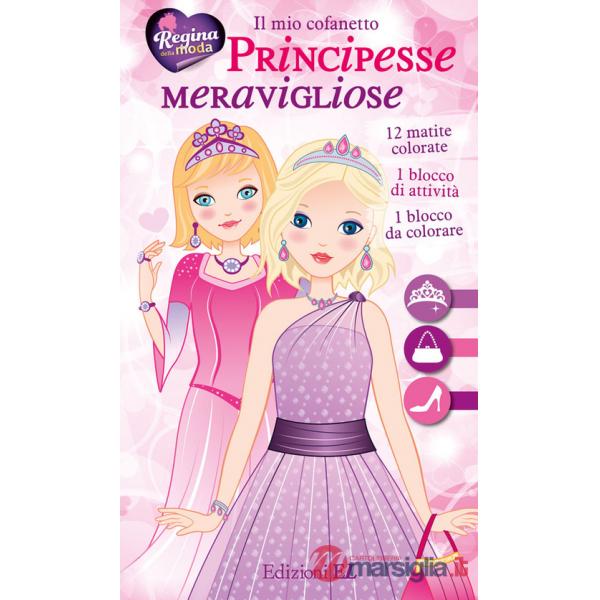 Mio cofanetto. Principesse meravigliose. Ediz. illustrata. Con 12 matite colorate (Il)